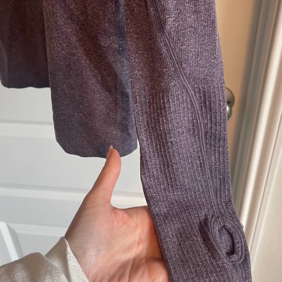 Lululemon Swiftly Tech LS 1/2 Zip: Size 6 - Picture 3 of 5